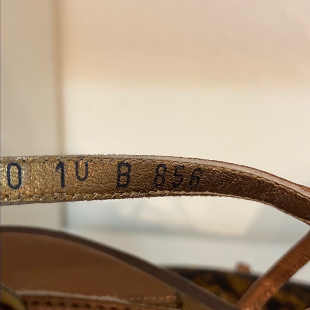 Cole Haan Bronze Wedge Jewel Strappy Sandals - Picture 16 of 16